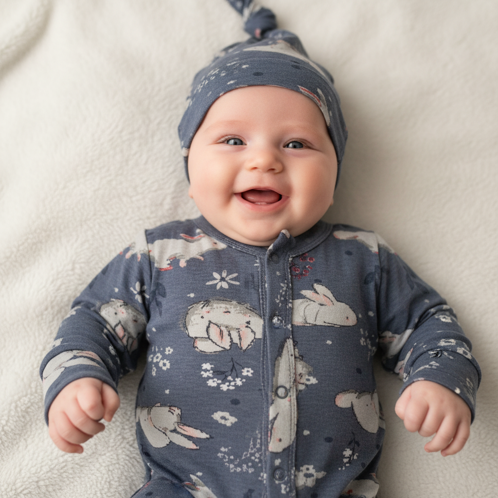 Gray Rabbit Onesie