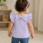 Purple Girls T-shirt Stars