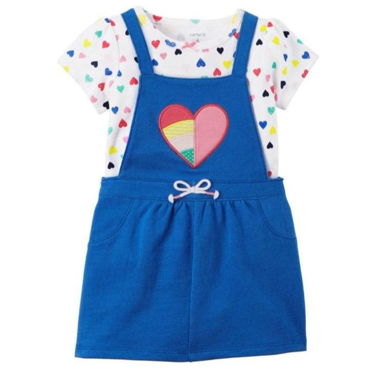 Carters Blue heart Dress