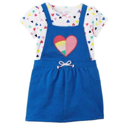 Carters Blue heart Dress