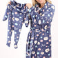 Matching clouds robe set