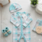 Blue Checkered Onesie