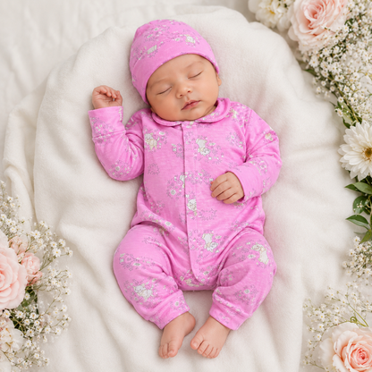 Pink Cat Onesie