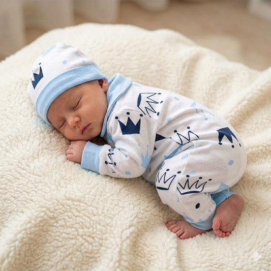 Baby Crown Set (Pink & Blue)