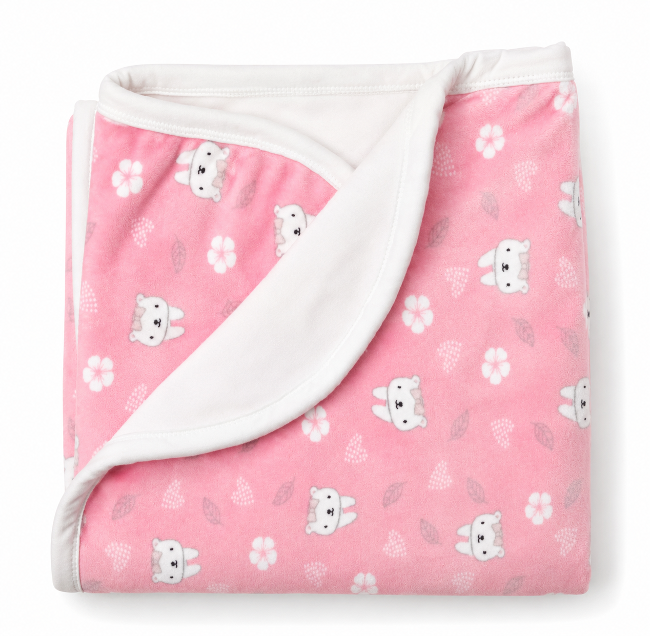 Pink Teddy Bear Blanket