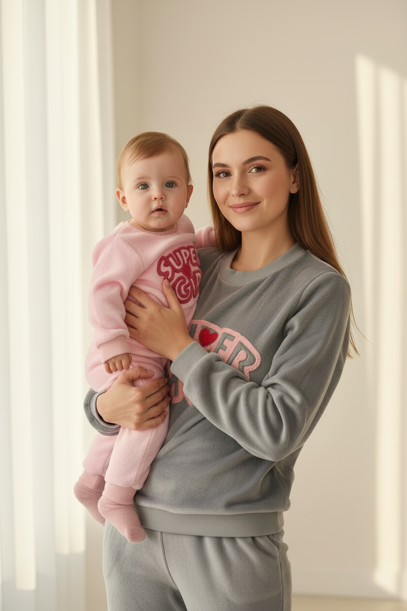 Super mum Fleece set