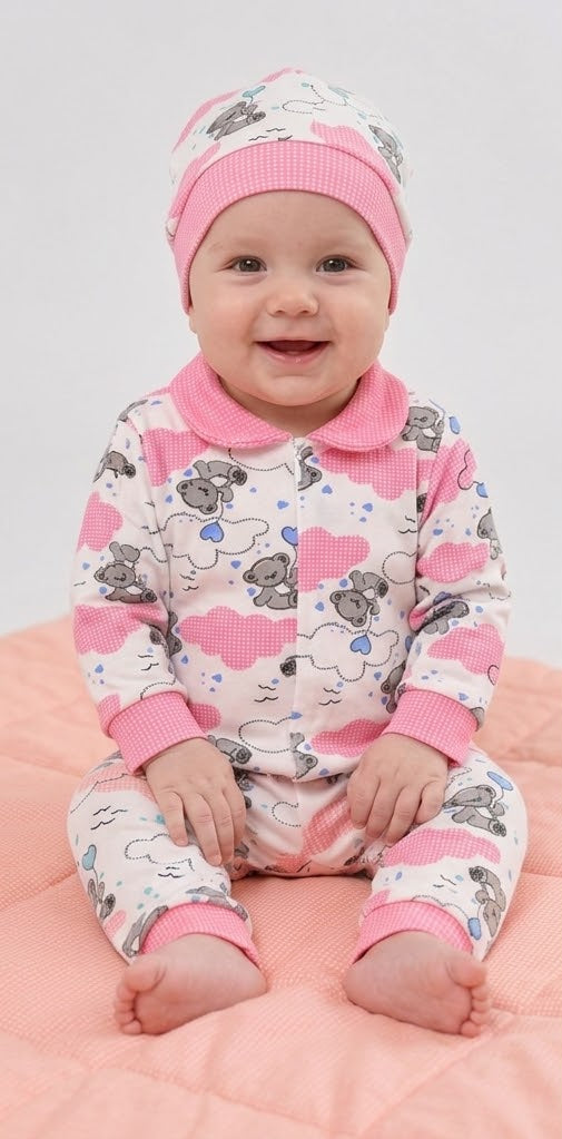 Bear Love Baby Onesies (4 Colors)