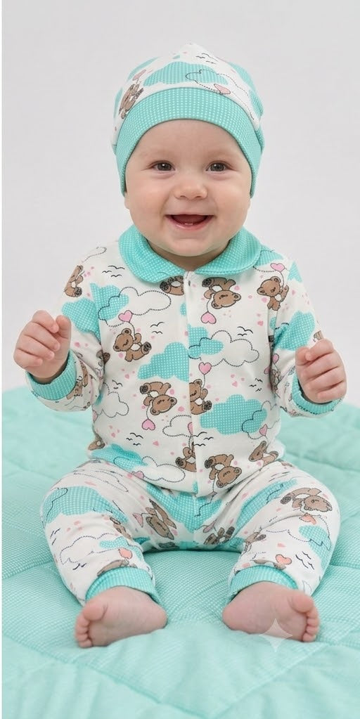 Bear Love Baby Onesies (4 Colors)