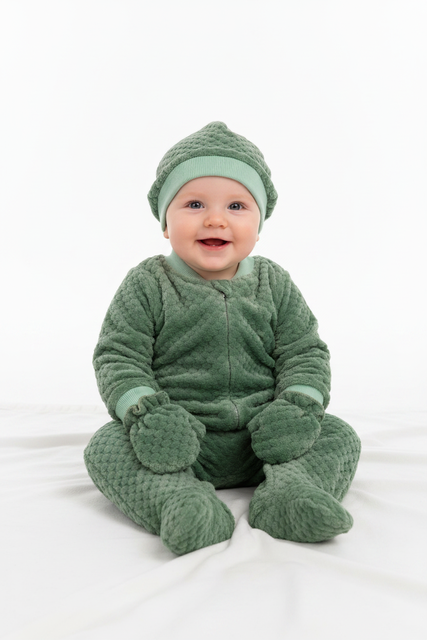 Baby fleece Onesie and Blanket