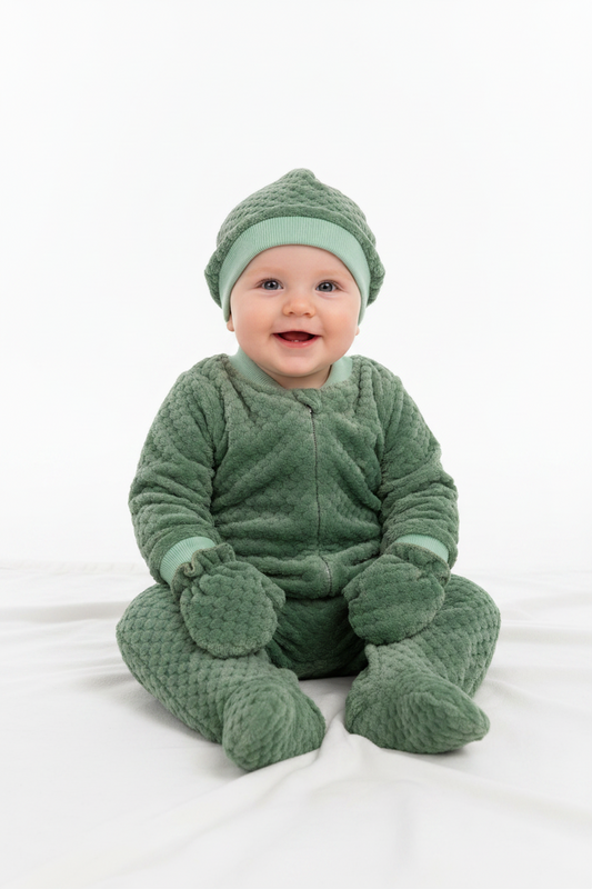 Baby fleece Onesie and Blanket