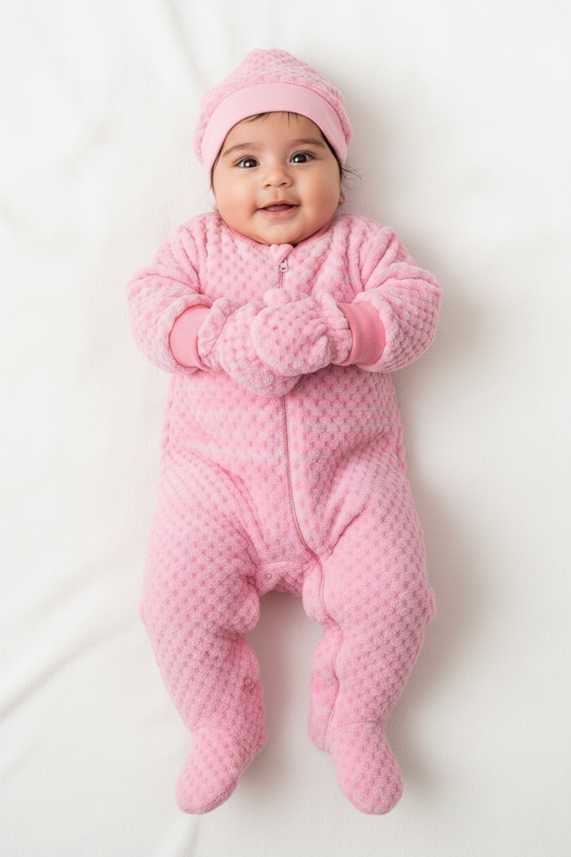 Baby fleece Onesie and Blanket
