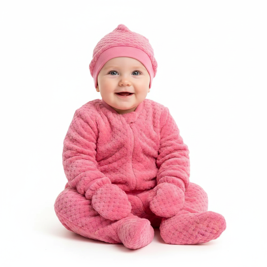 Baby fleece Onesie and Blanket