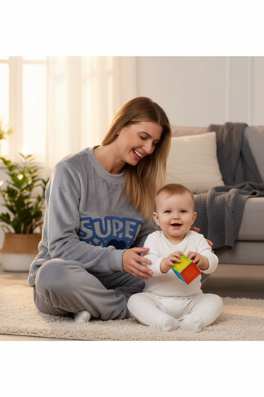 Super Mum fleece PJ