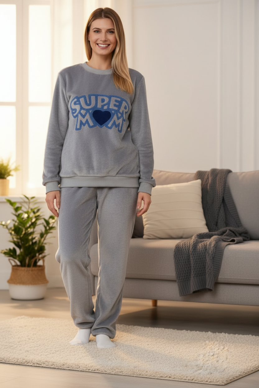 Super Mum fleece PJ