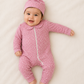 (Pink or Light Blue) with white dots Onesie