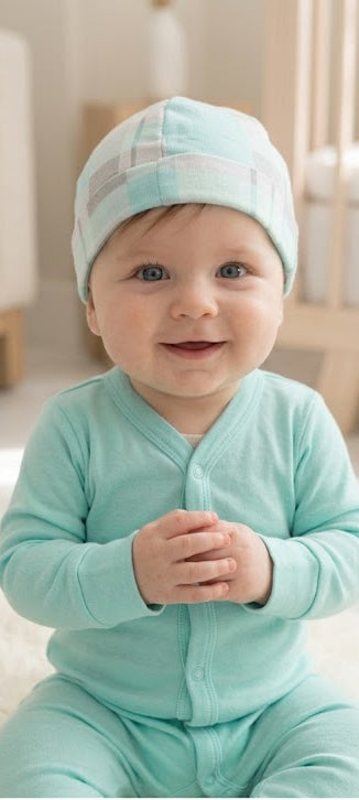 Light Blue Plain Onesie