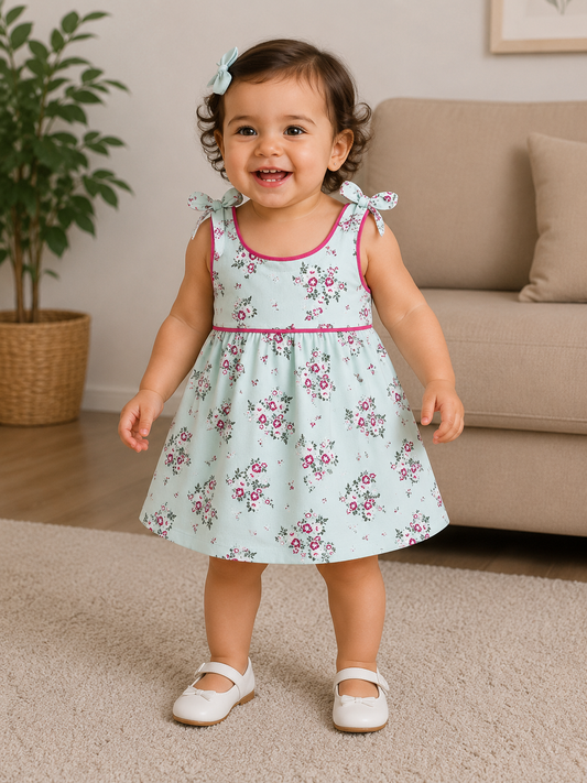Mint Dress Flowers