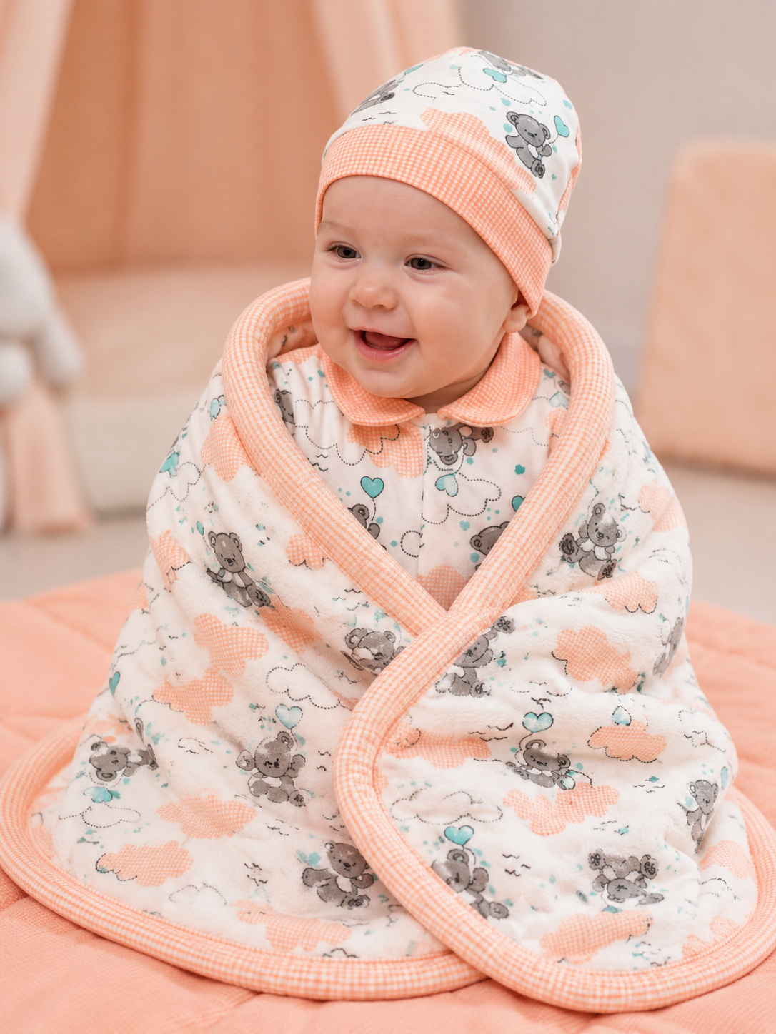 Bear Love Baby Onesies (4 Colors)