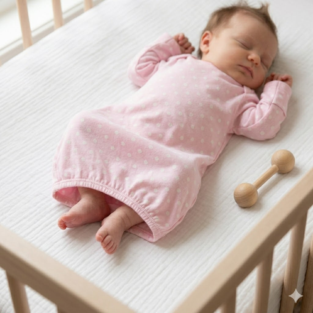 Pink White dots Layette