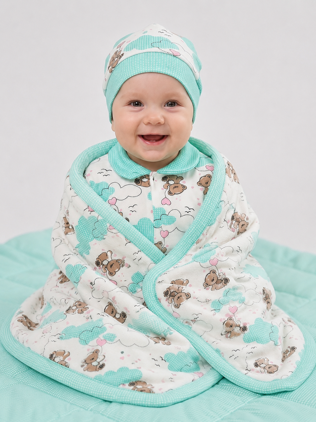 Bear Love Baby Onesies (4 Colors)