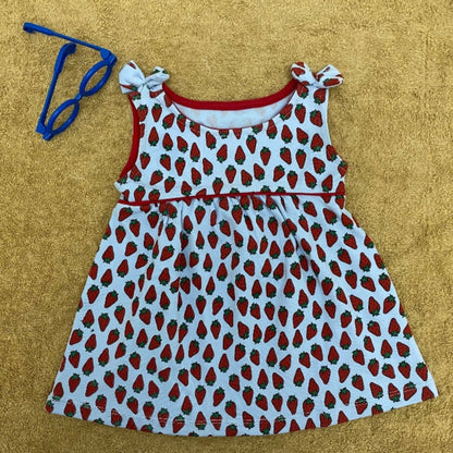 Blue Dress Strawberry